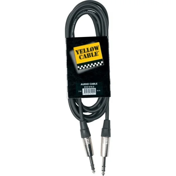 Câble Jack - Yellow Cable 3m Mâle/Mâle (TS/TRS)