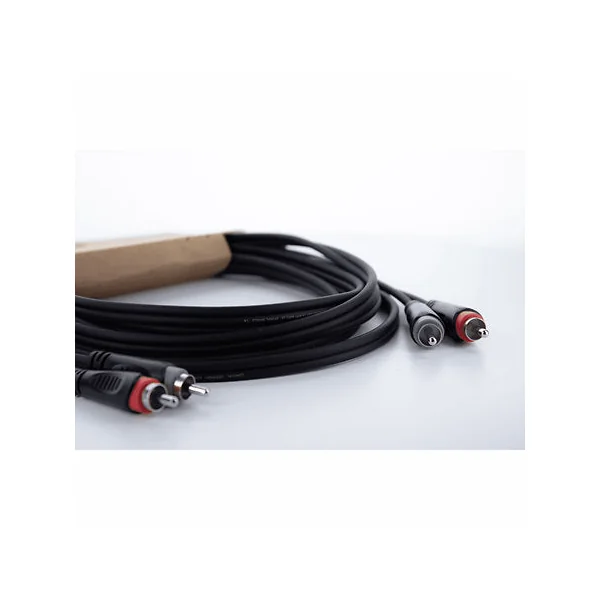 Câble RCA 1.5m Cordial - 2 RCA Mâle vers 2 RCA Mâle