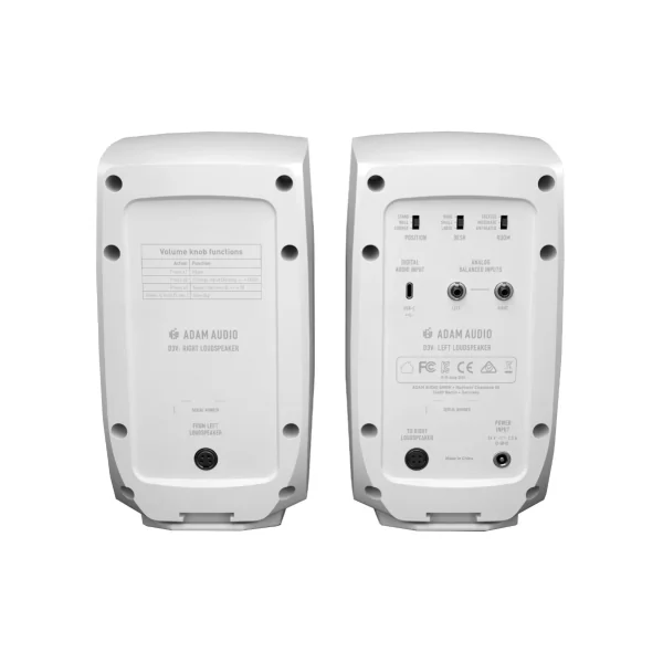 D3V Adam Audio - kit d'enceintes monitoring de bureau 3.5''