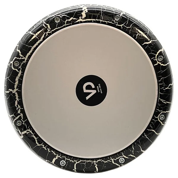 Darbouka Confort Vatan Black Cracked White VD7006
