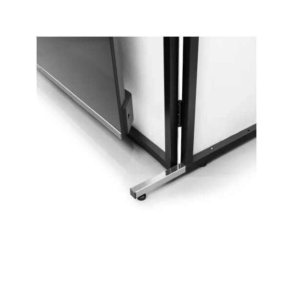 DB6 Pro Vonyx Cabine DJ Pliable – Écran Pupitre Professionnel avec Support TV 65"