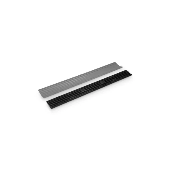 Defender OFFICE GREY RETAIL - Passage de câbles 4 canaux grispour bureau hauteur 2 cm