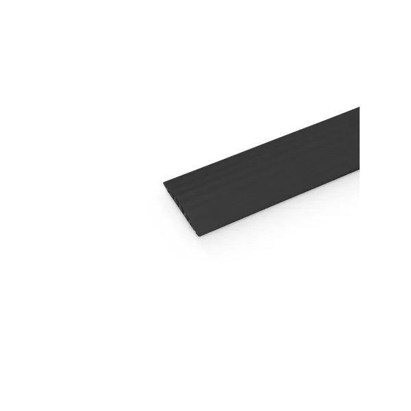 Defender OFFICE RETAIL - Passage de câbles 4 canaux noir pour bureau hauteur 2 cm