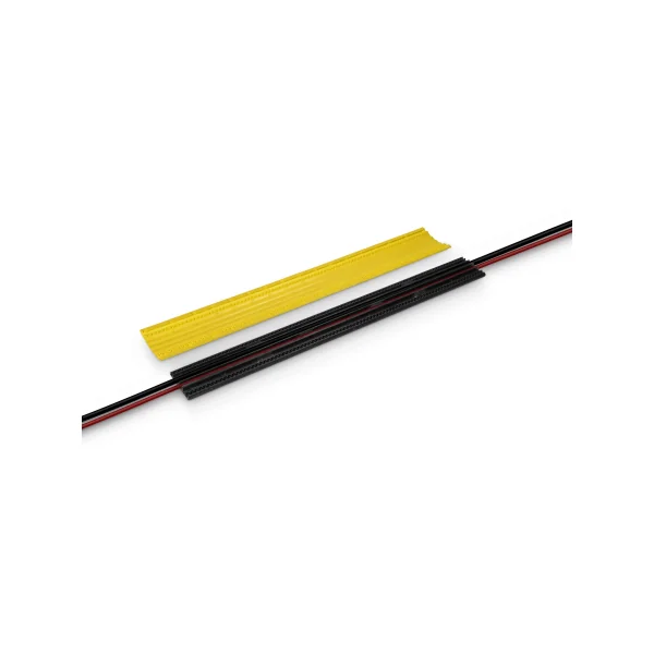 Defender OFFICE YEL RETAIL - Passage de câbles 4 canaux jaune pour bureau heuteur 2cm