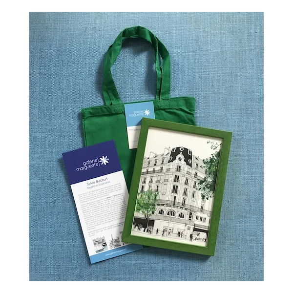 Dessin architecture haussmannienne – carte ou tableau
