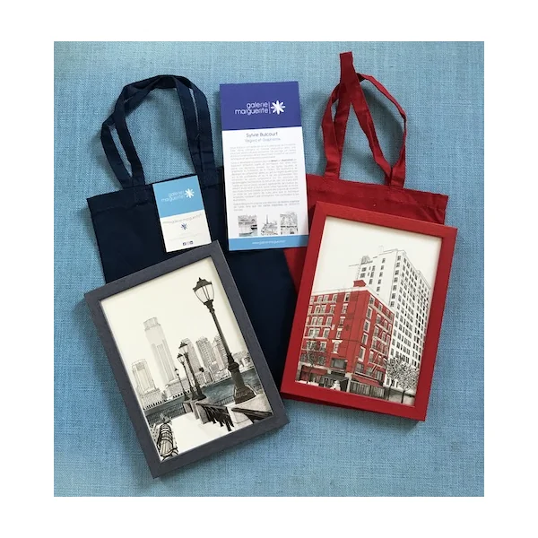 Dessin Buildings, Manhattan – carte ou tableau