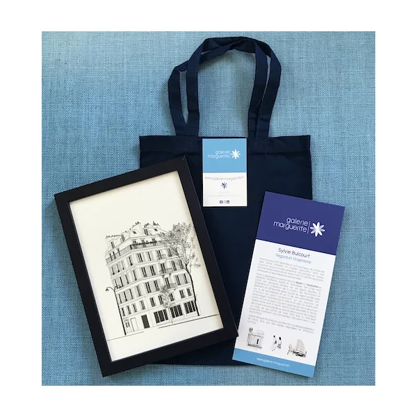Dessin rue Amelot, Paris – carte ou tableau