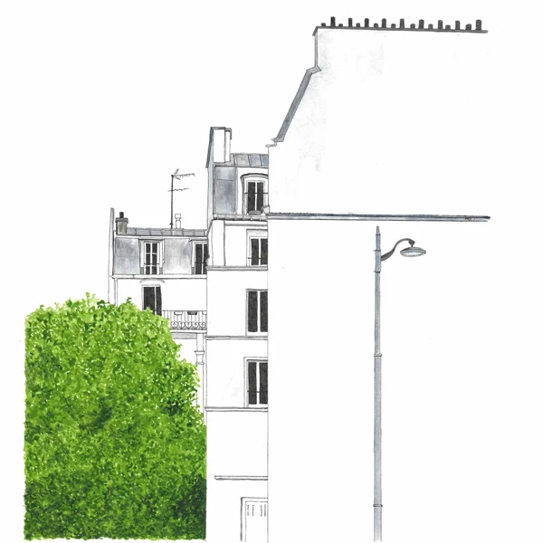 Dessin Rue Boucry, Paris – original