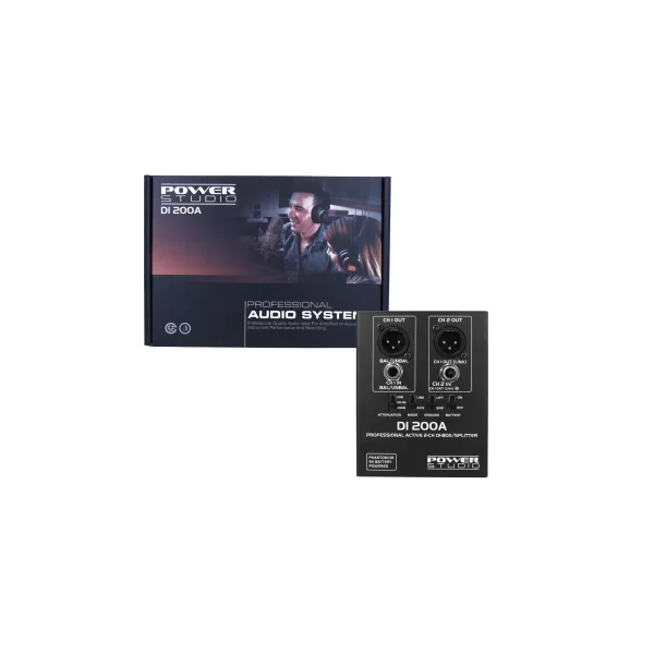 DI 200A Power Studio - boitier de direct actif 2 canaux