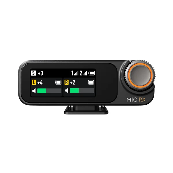 DJI Mic 2 (2 TX + 1 RX + Boîtier de Recharge) Microphone Sans Fil