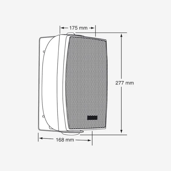 EHP410W Enceinte murale 20- 10-5 Watts 100 V