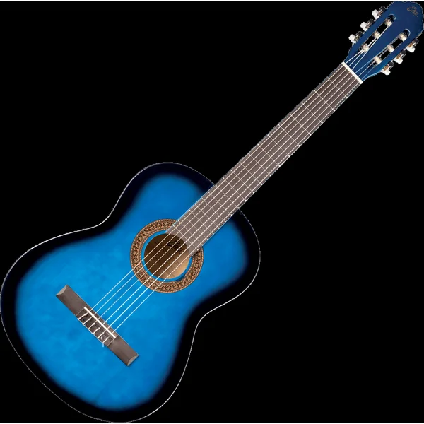 Eko CS-10 Blue Burst 4/4 avec Housse - Guitare Classique + étui