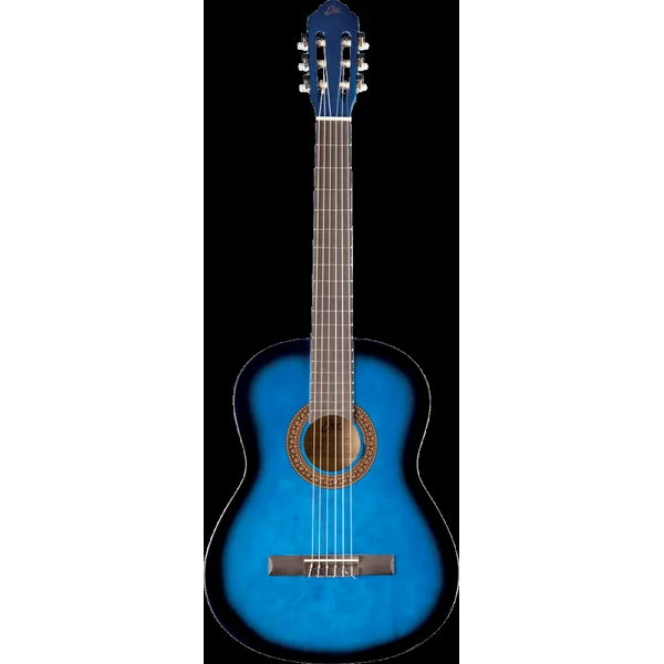 Eko CS-10 Blue Burst 4/4 avec Housse - Guitare Classique + étui