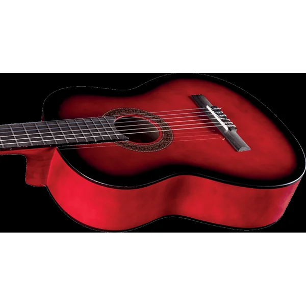 Eko CS-10 Red Burst 44 - Guitare Classique + étui