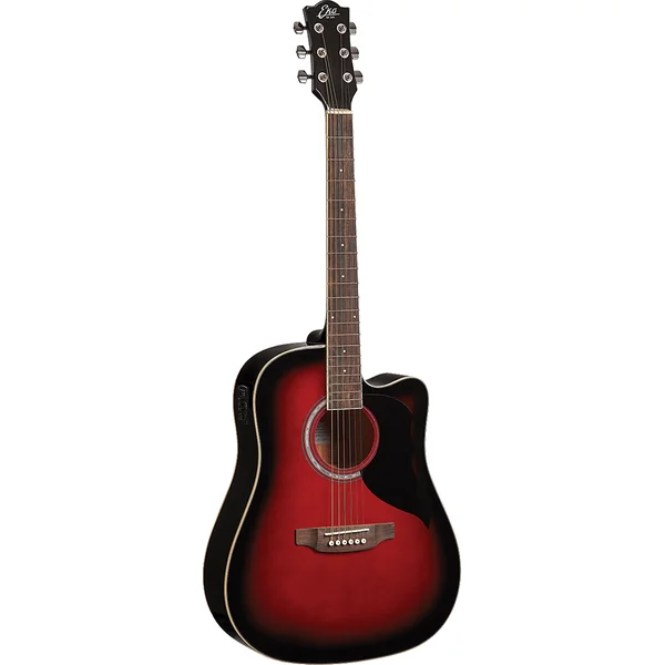 Eko Ranger 6 CE Red Sunburst - Guitare Électro-Acoustique Folk