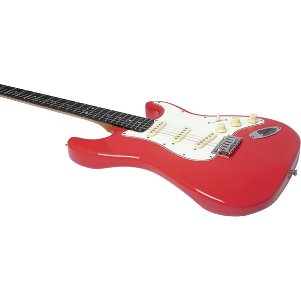 Eko ST300 Fiesta Red : Guitare Électrique Style Stratocaster