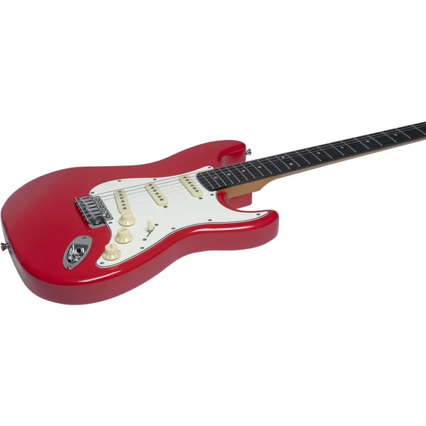 Eko ST300 Fiesta Red : Guitare Électrique Style Stratocaster