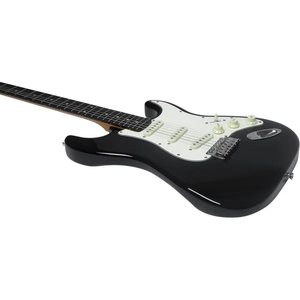 Eko ST400 Black Guitare Électrique Type Stratocaster HSS