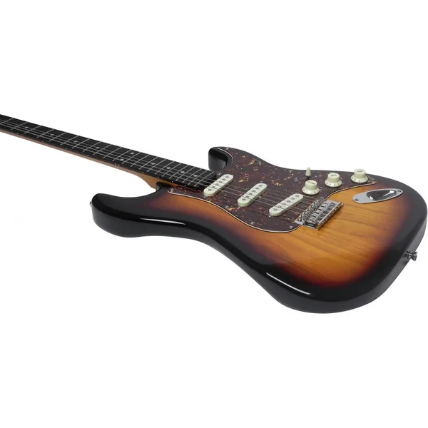 Eko ST400 Sunburst Guitare Électrique Type Stratocaster HSS