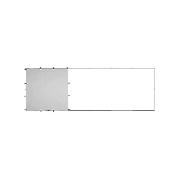 Enclos Chien en métal Soudée 3,30x1,10x1,10m Parc Chien avec Toit