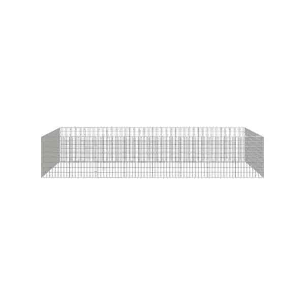 Enclos Poule 4,32m x 2,16m Maille Soudée Parc Poule Métal Galvanisé Parc Lapin