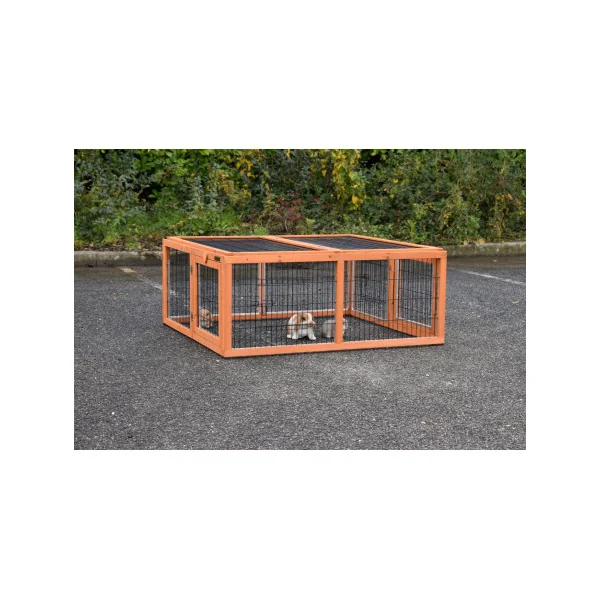 Enclos Poule Bois bandes anti-rongement parc poule maille anti renard