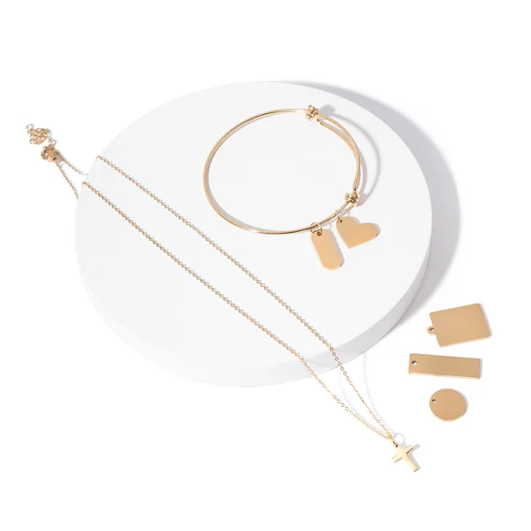 Ensemble de création de collier et bracelet en acier inoxydable