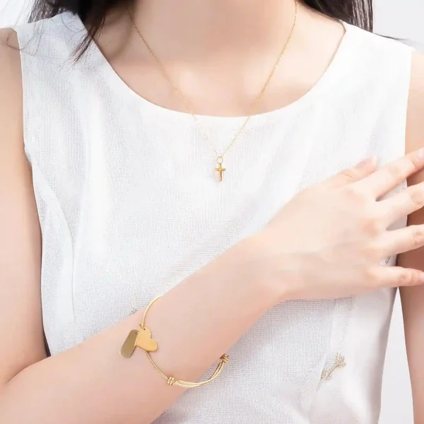 Ensemble de création de collier et bracelet en acier inoxydable