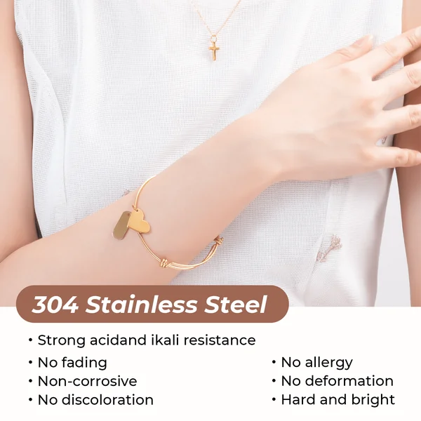 Ensemble de création de collier et bracelet en acier inoxydable