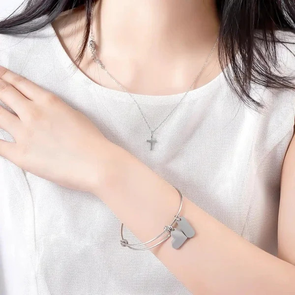 Ensemble de création de collier et bracelet en acier inoxydable