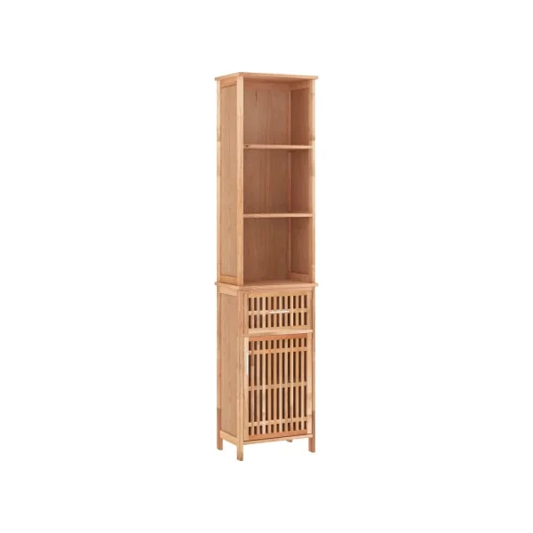 Ensemble Meuble Salle de Bain 5 pcs Bois Massif de Noyer Meuble Sous Vasque Colonnes Armoire Miroir