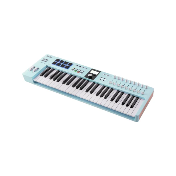 ESSENTIAL3-49-AQU ARTURIA - Clavier MIDI 49 touches Aquamarine, contrôleurs DAW, pads, encodeurs