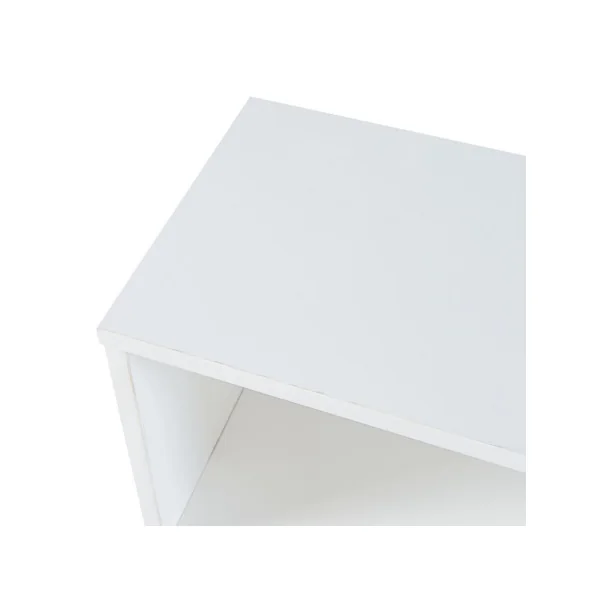 Etagère Blanc Enfant 4 Compartiments 1 Bac Rangement Jouet Meuble Enfant