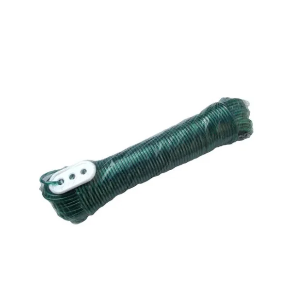 Etendoir à Linge de Jardin avec Feuilles Pour Cintres Etendage en Acier Robuste Marron et Vert