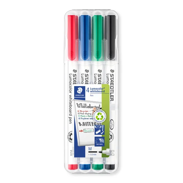 Etui Box 4 feutres Lumocolor white board
