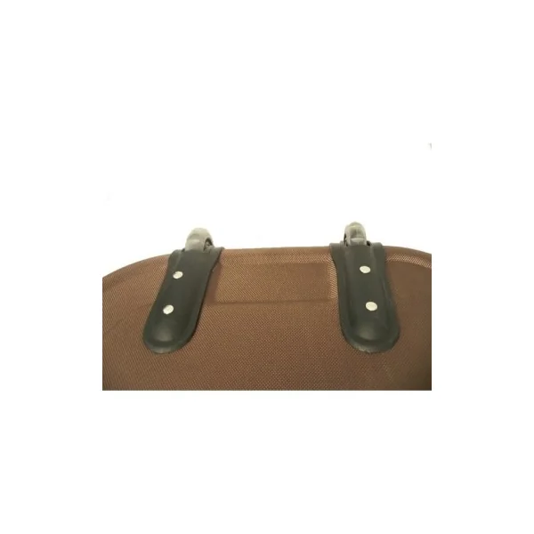 Etui coque nylon ultra-rigide pour violoncelle 4/4 avec roulettes - brun