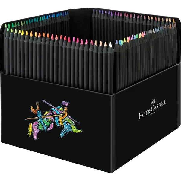 Etui de 100 crayons de couleurs Black Edition
