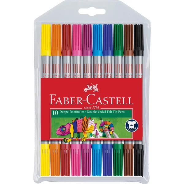 Etui de 10 Feutres de coloriage double pointes