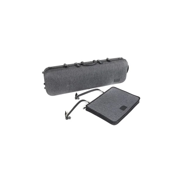 Etui rectangulaire violon bio avec poche partition
