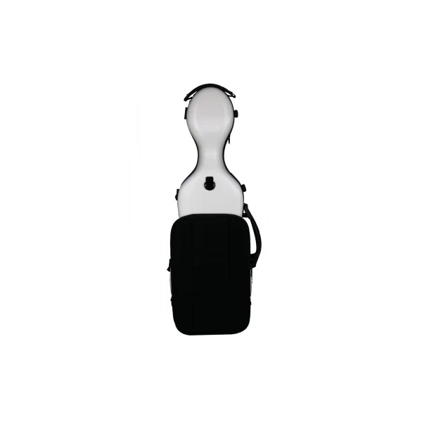 Etui violon 4/4 composite forme "petit violoncelle" Blanc tressé
