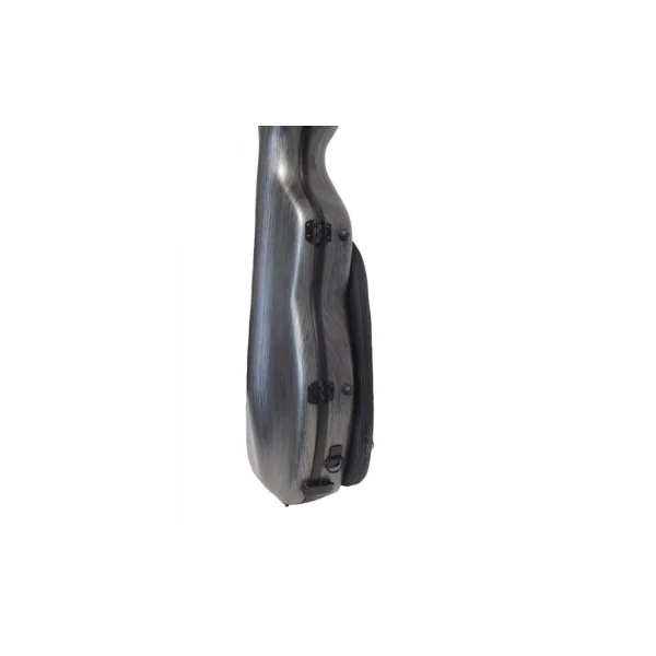 Etui violon 4/4 composite forme "petit violoncelle" Gris foncé
