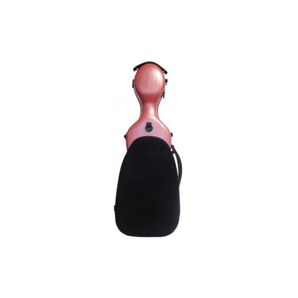 Etui violon 4/4 composite forme "petit violoncelle" Rouge
