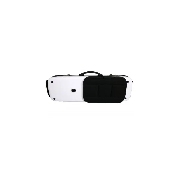 Etui Violon 4/4 rectangulaire composite Blanc tressé