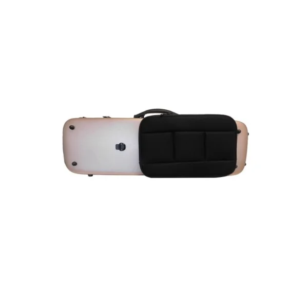 Etui violon 4/4 rectangulaire composite or rose
