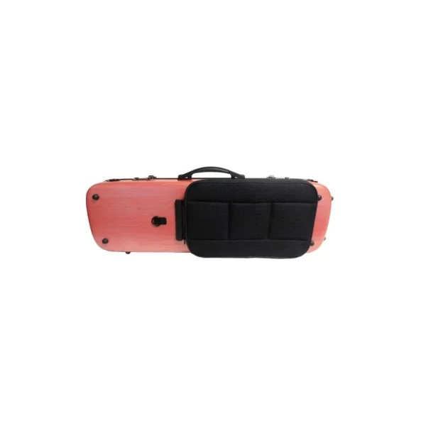 Etui violon 4/4 rectangulaire composite rouge