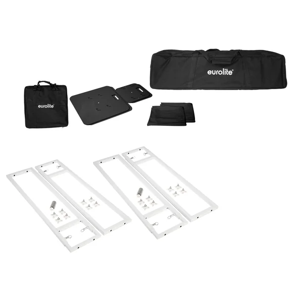 EUROLITE 2x Stage Stand variable incl. Cover and Bag, black