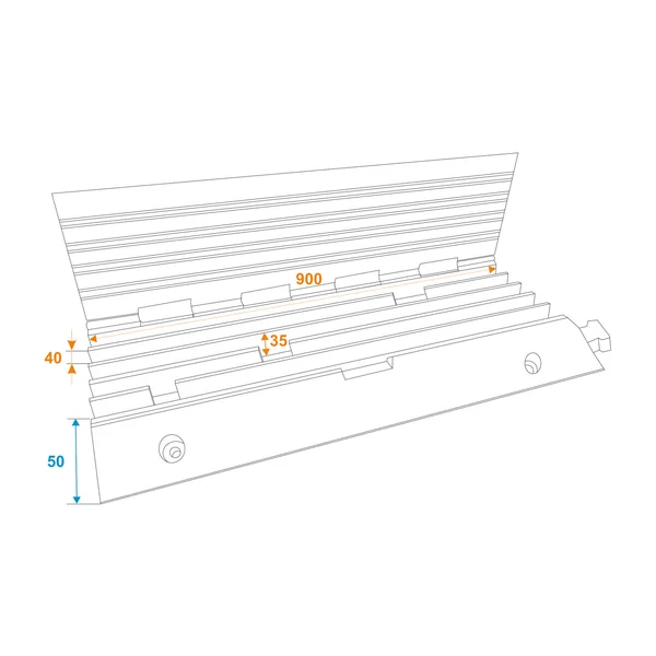 EUROLITE Cablebridge 5 Channels 900x500x50mm