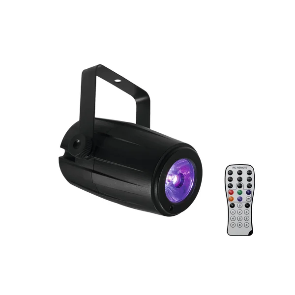 EUROLITE Mirror Ball 20cm with motor + LED PST-5 QCL Spot bk