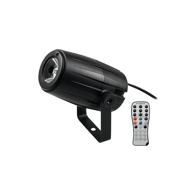 EUROLITE Mirror Ball 20cm with motor + LED PST-5 QCL Spot bk