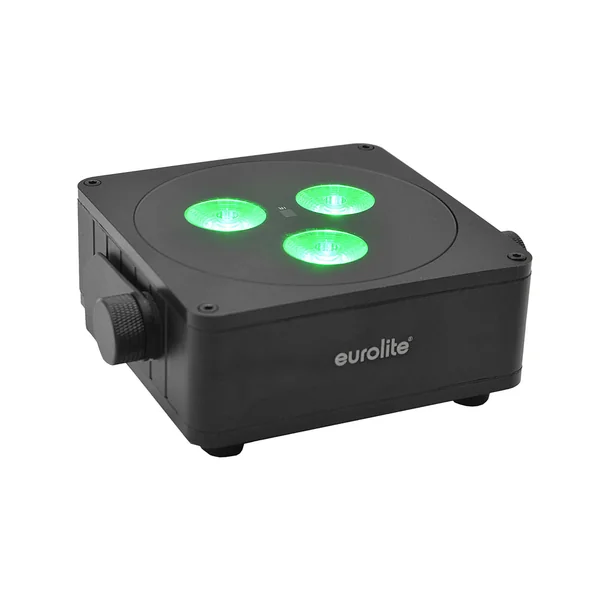 EUROLITE Set 4x AKKU IP Flat Light 3 bk + Soft Bag
